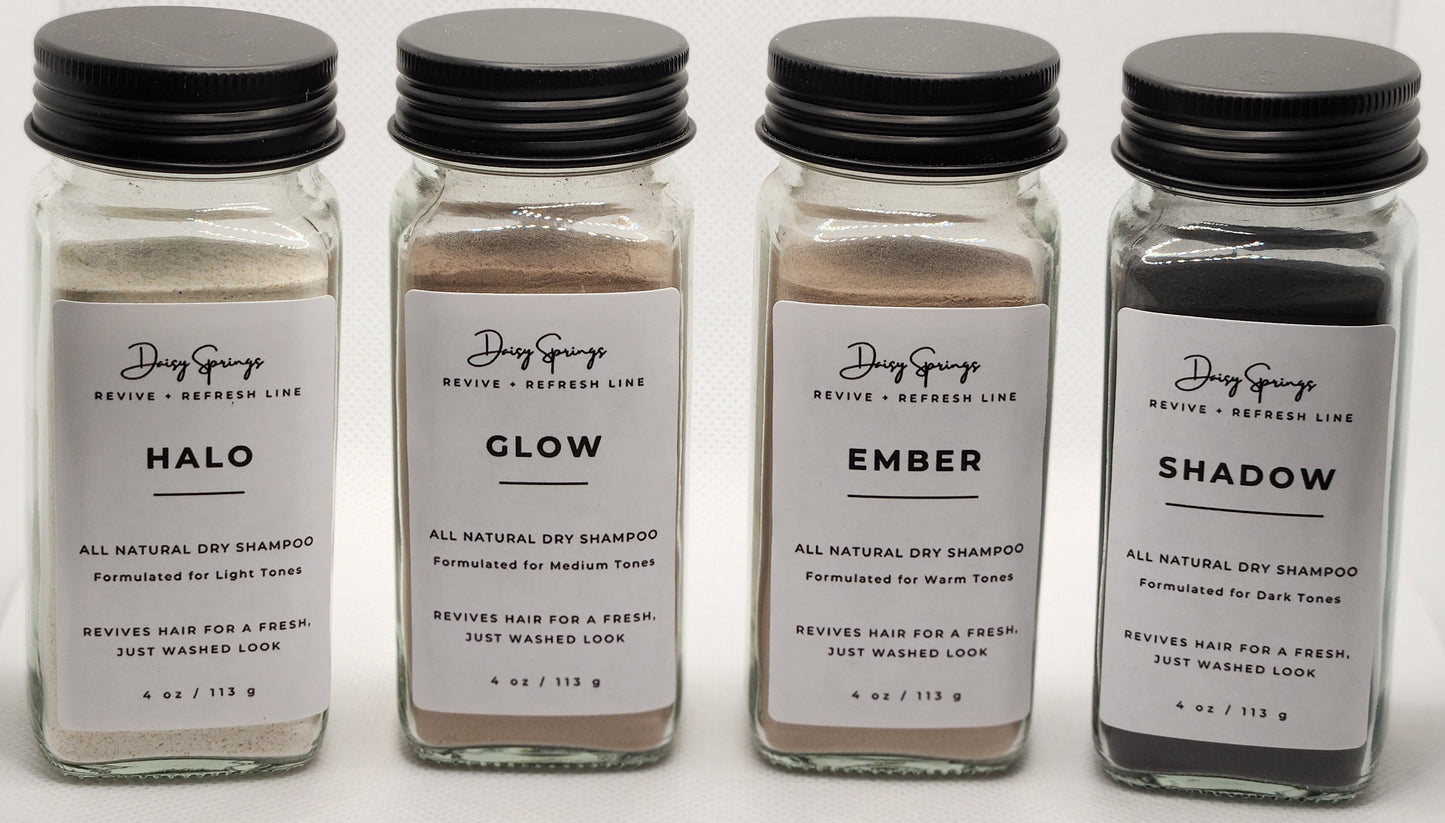 Tinted Dry Shampoo Powder | Non‑Aerosol, Clean Formula for Blonde, Light, Red & Dark Hair