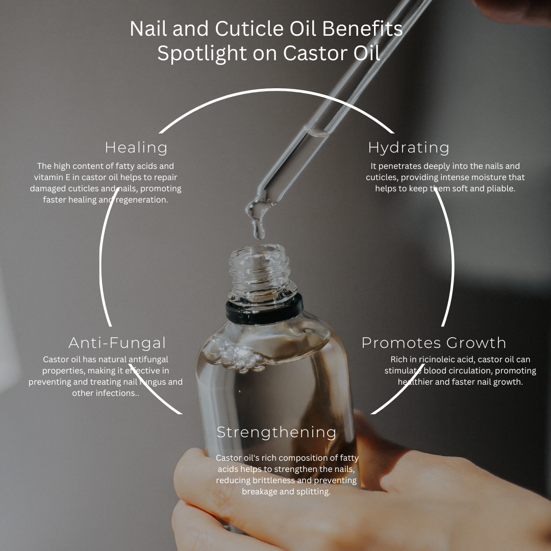 Benefits of Castor Oil for nails and cuticles.