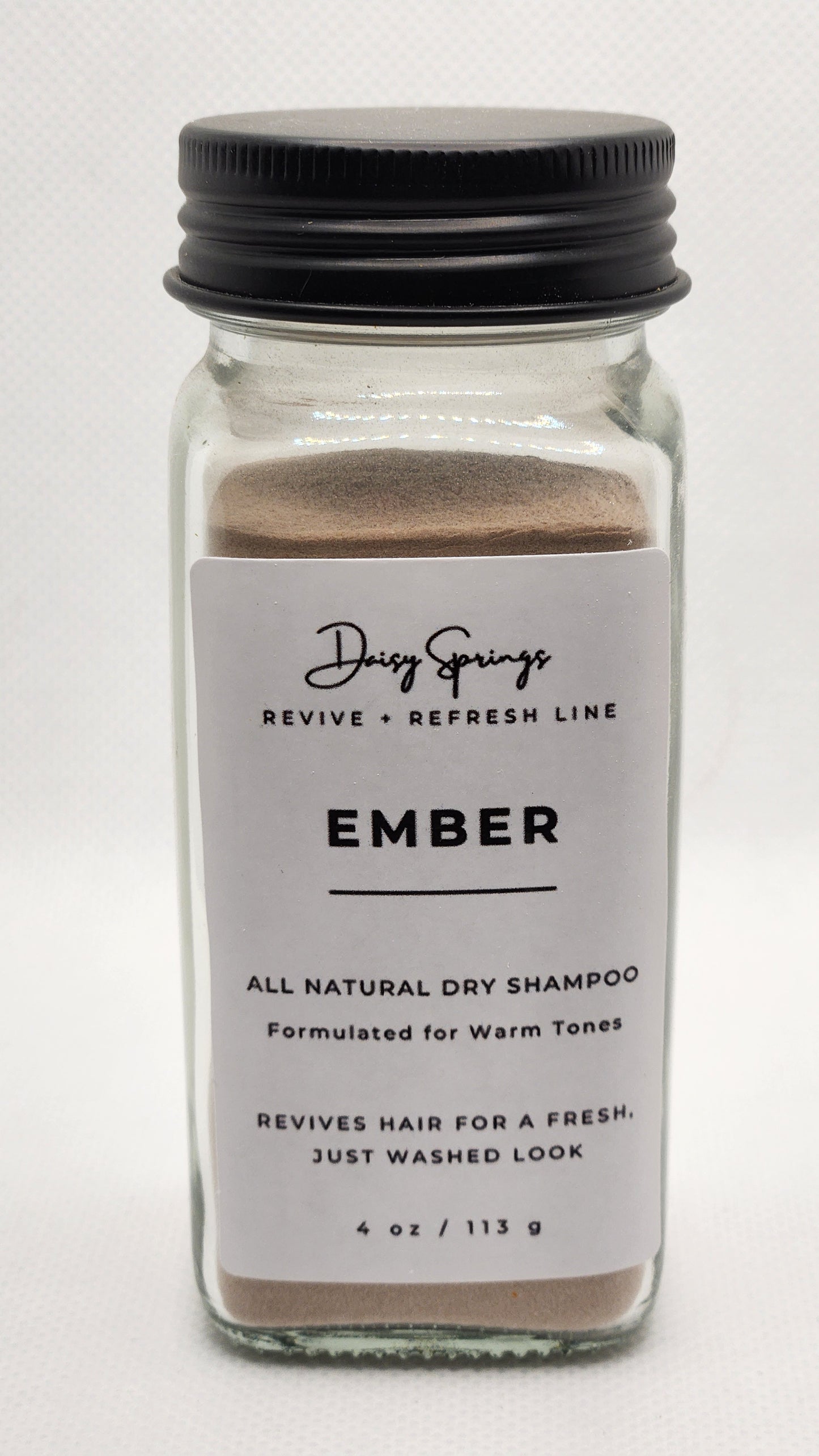Tinted Dry Shampoo Powder | Non‑Aerosol, Clean Formula for Blonde, Light, Red & Dark Hair
