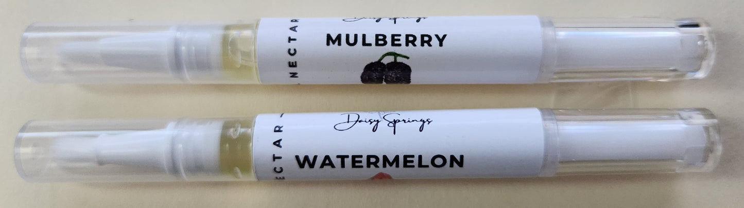 Mulberry and Watermelon cuticle oil pens