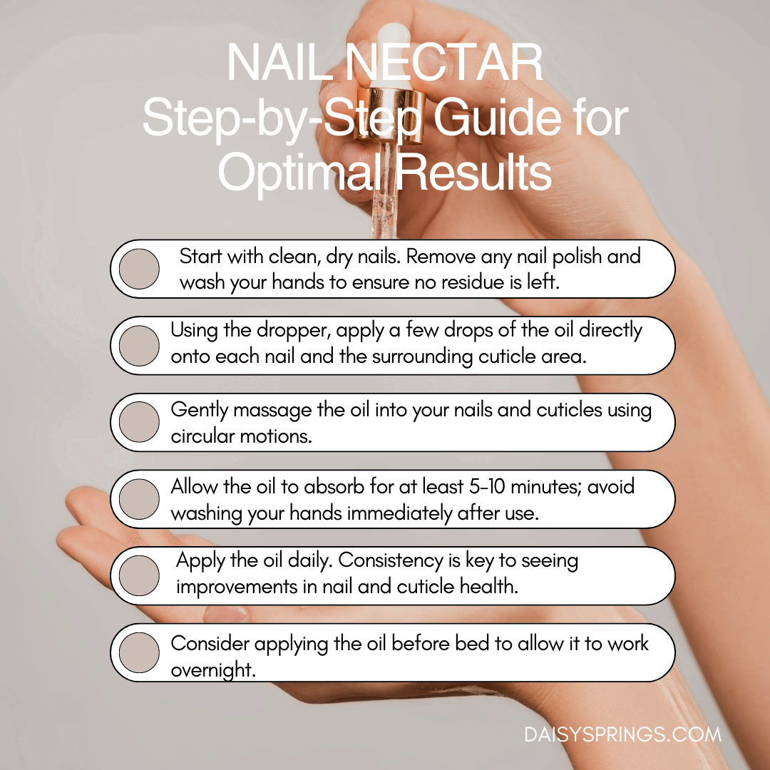 Guide on how to use nail and cuticle oil for best results.